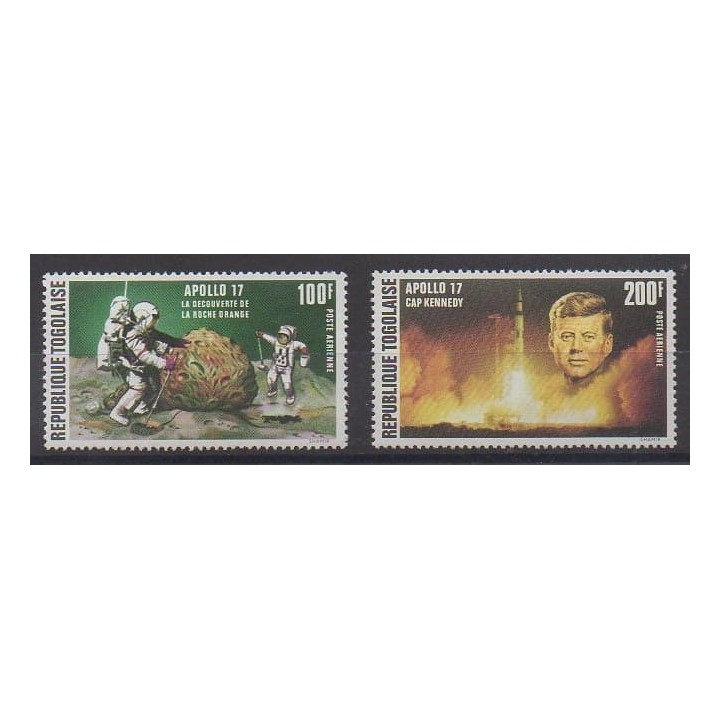 Acheter ces timbres du Togo de l'année 1973 (No PA198/PA199).