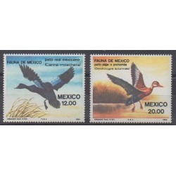 Mexique - 1984 - No 1041/1042 - Oiseaux