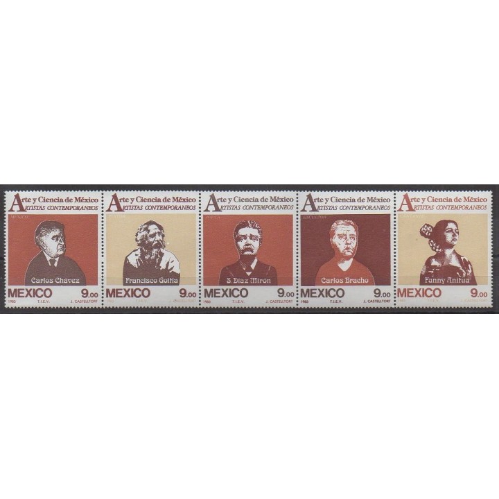 Buy this set of stamps of Mexico of the year 1983 (Nb 1026/1030).