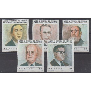 Acheter cette série de timbres du Mexique de l'année 1982 (No 988/992).