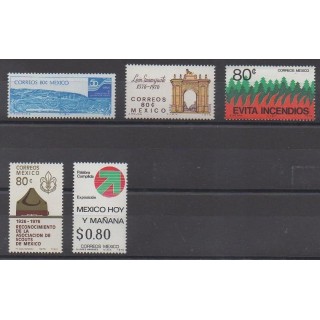 Buy this set of stamps of Mexico of the year 1976 (Nb 826/830).