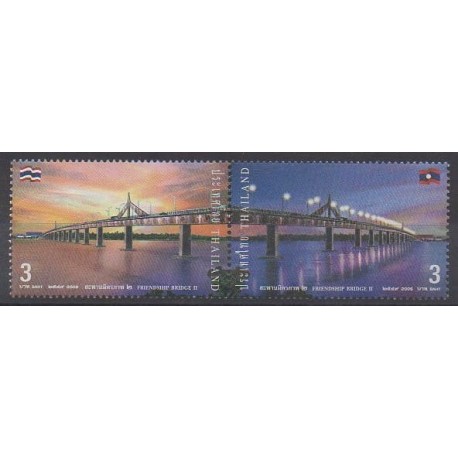 Thaïlande - 2006 - No 2344/2345 - Ponts