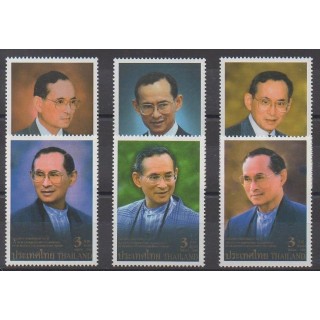 Acheter cette série de timbres de Thaïlande de l'année 2006 (No 2306/2311).