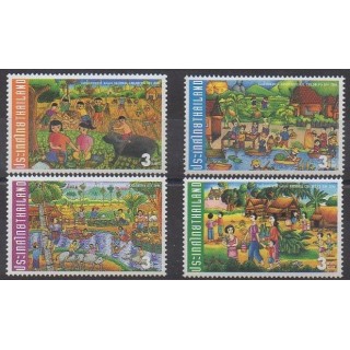 Buy this set of stamps of Thailand of the year 2006 (Nb 2291/2294).