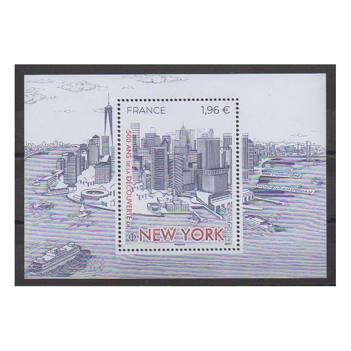Buy this souvenir sheet  of France of the year 2024 (Nb BF New-York).