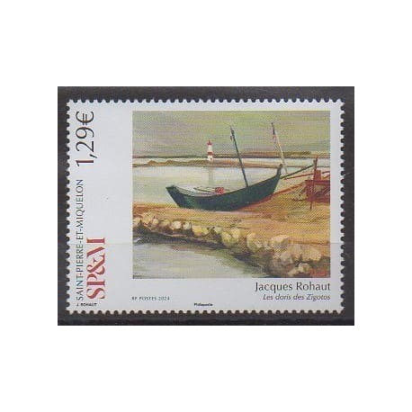 Saint-Pierre et Miquelon - 2024 - No 1330 - Peinture