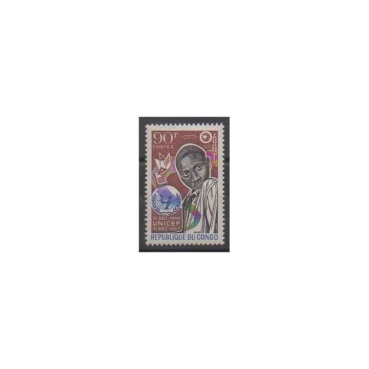 Acheter ce timbre de la République du Congo de l'année 1967 (No 216).