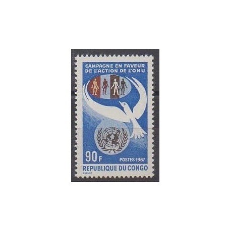 Congo (République du) - 1967 - No 215 - Nations unies