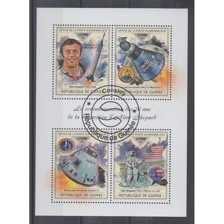 Acheter cette série de timbres de Guinée de l'année 2018 (No 9536/9539). - Oblitéré