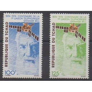 Buy this set of stamps of Chad of the year 1976 (Nb 306/307).