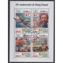 Guinée - 2018 - No 9164/9167 - Santé ou Croix-Rouge - Oblitérés