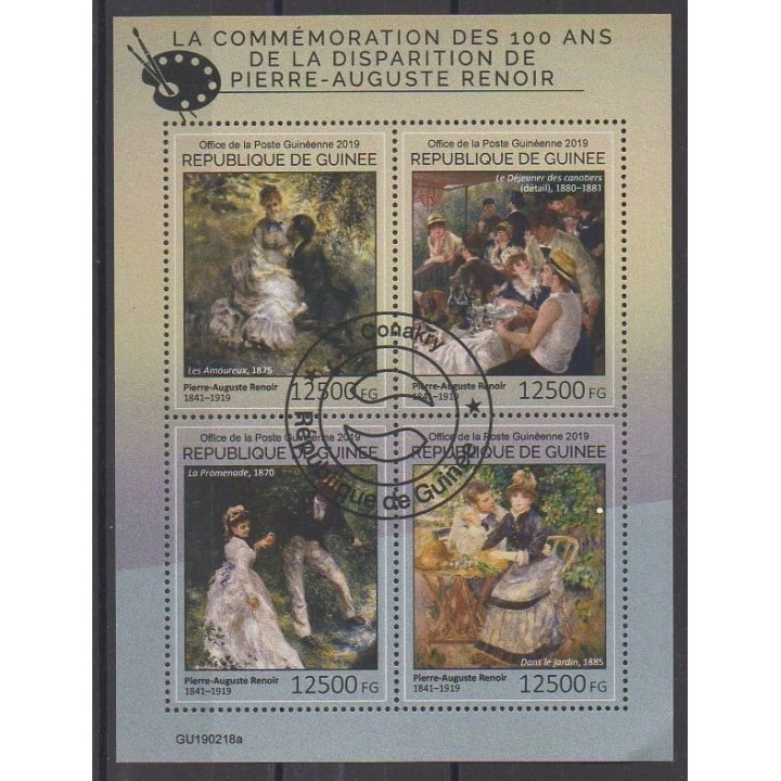 Acheter cette série de timbres de Guinée de l'année 2019 (No 9829/9832). - Oblitéré