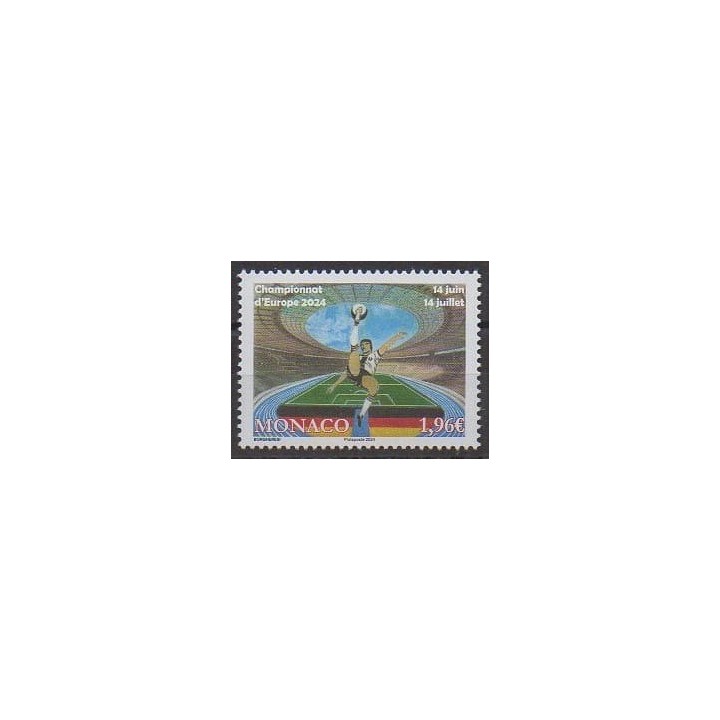 Buy this stamp of Monaco of the year 2024 (Championnat d'Europe).