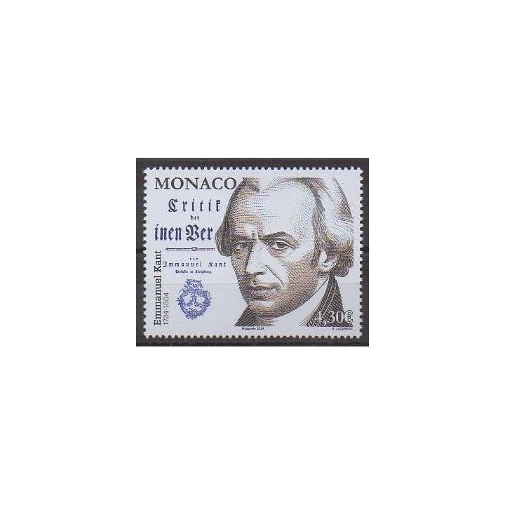 Buy this stamp of Monaco of the year 2024 (Emmanuel Kant).