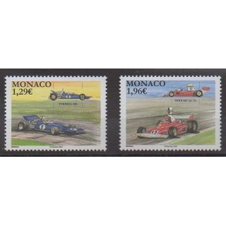 Acheter cette série de timbres de Monaco de l'année 2024 (Tyrrell et Ferrari).
