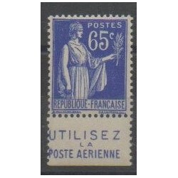 France - Variétés - 1937 - No 365b - BP "Utilisez la poste aérienne"