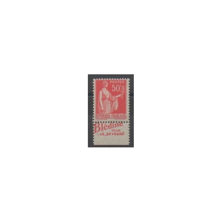 stamp - France - Varieties - 1932 - Nb 283f