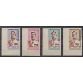 Acheter cette série de timbres du Laos de l'année 1962 (No 75/78ND).