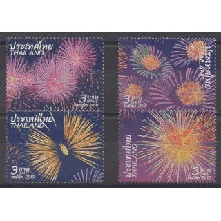 Buy this set of stamps of Thailand of the year 2010 (Nb 2748/2751).