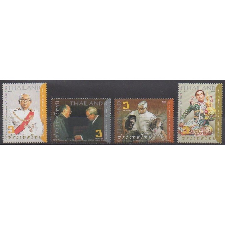 Buy this set of stamps of Thailand of the year 2011 (Nb 2809/2812).