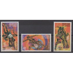 Congo (Republic of) - 1977 - Nb 455/457 - Various sports