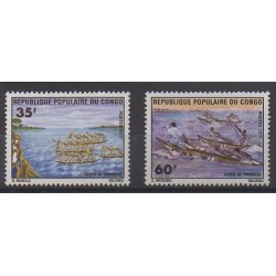 Congo (Republic of) - 1977 - Nb 444/445 - Boats