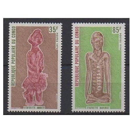 Congo (République du) - 1978 - No 484/485 - Art