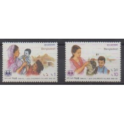 Bangladesh - 1989 - Nb 293A/293B - Childhood