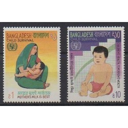 Bangladesh - 1985 - Nb 222/223 - Childhood