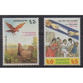 Buy this set of stamps of Bangladesh of the year 1984 (Nb 213/214).