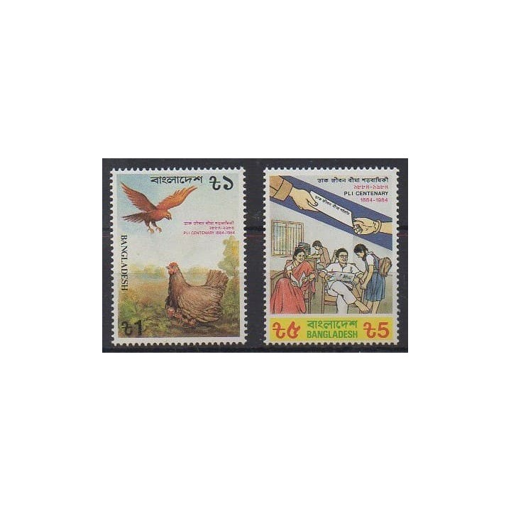 Acheter cette série de timbres du Bangladesh de l'année 1984 (No 213/214).