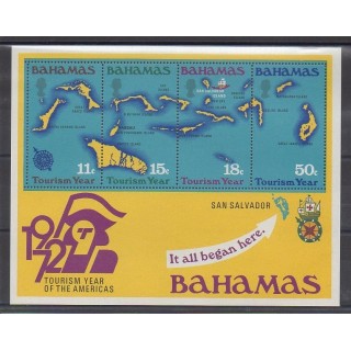 Acheter ce bloc-feuillet des Bahamas de l'année 1972 (No BF7).