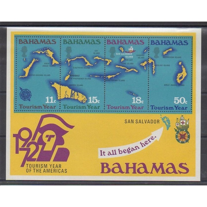 Acheter ce bloc-feuillet des Bahamas de l'année 1972 (No BF7).