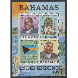 Buy this souvenir sheet  of Bahamas of the year 1973 (Nb BF8).