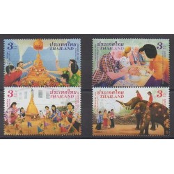 Thaïlande - 2015 - No 3236/3239 - Folklore