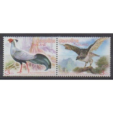 Thaïlande - 2015 - No 3240/3241 - Oiseaux