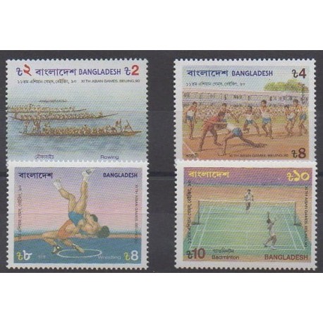 Bangladesh - 1990 - No 322/325 - Sports divers