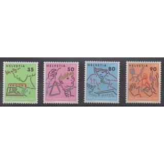 Buy this set of stamps of Swiss of the year 1988 (Nb 1309/1312).