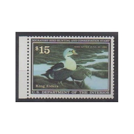 États-Unis - 1993 - No Scott RW58 - Oiseaux