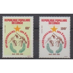 Congo (Republic of) - 1983 - Nb 708/709 - Various Historics Themes