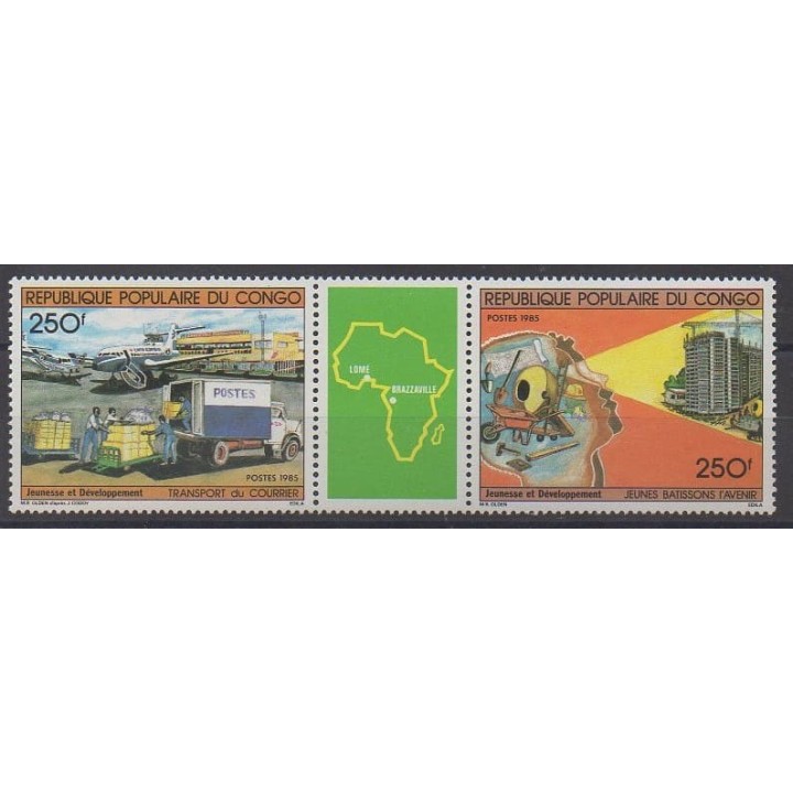 Acheter ce timbre de la République du Congo de l'année 1985 (No 763A).