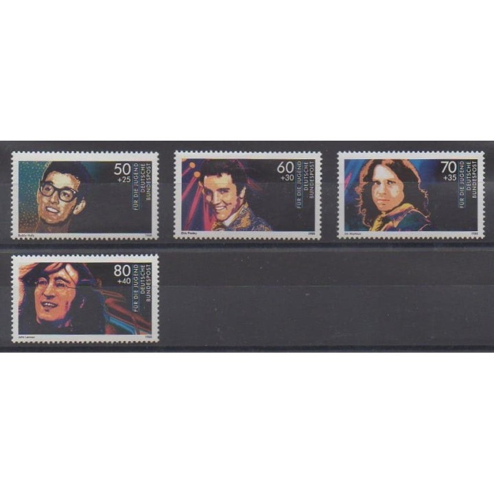 Acheter cette série de timbres de l'Allemagne occidentale (RFA) de l'année 1988 (No 1194/1197).