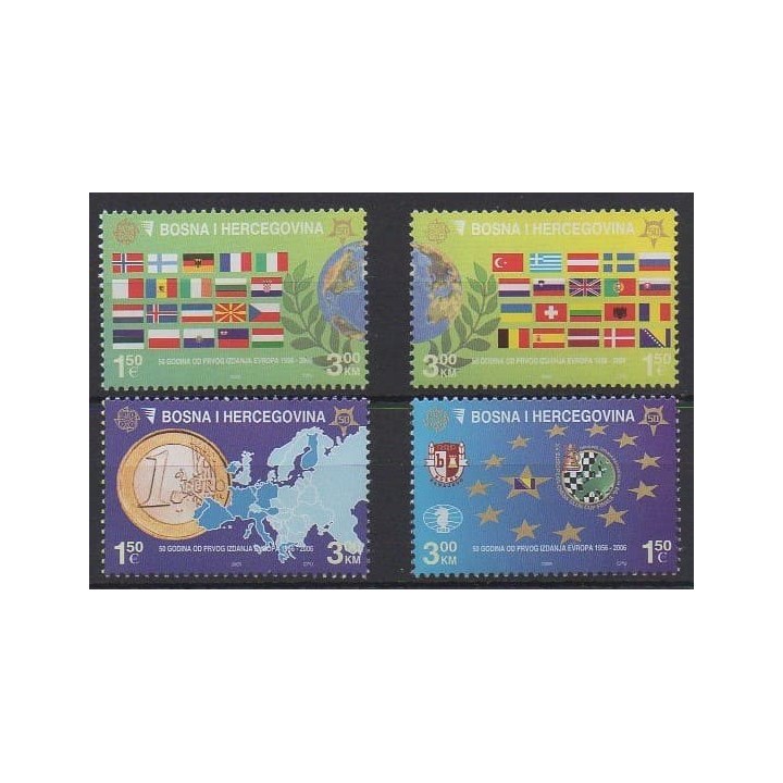 Acheter cette série de timbres de Bosnie-Herzégovine de l'année 2005 (No 503/506).
