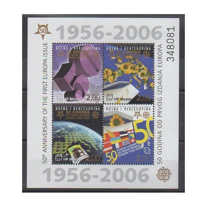 Acheter ce bloc-feuillet de Bosnie-Herzégovine Herceg-Bosnie de l'année 2006 (No BF6).