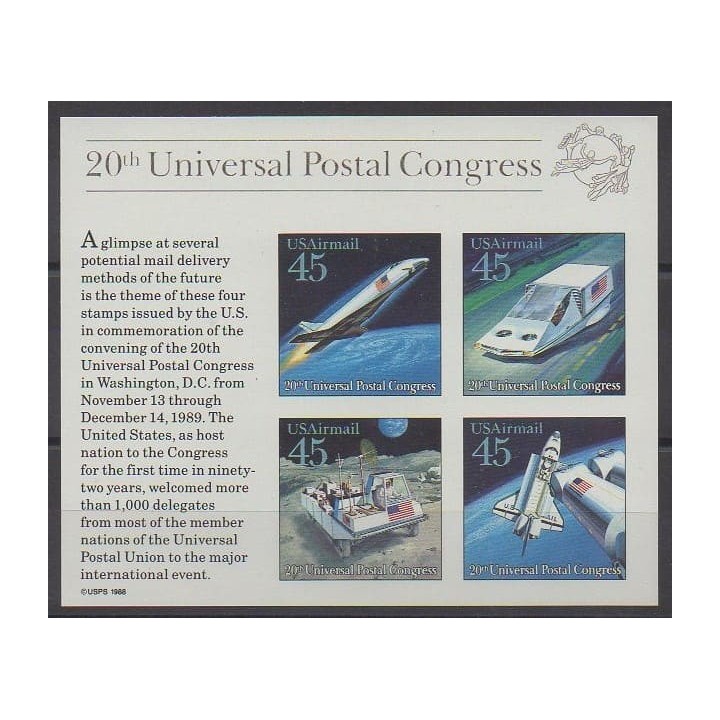 Acheter ce bloc-feuillet des États-Unis de l'année 1989 (No BF22).