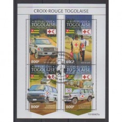 Togo - 2019 - No 7311/7314 - Santé ou Croix-Rouge - Oblitérés