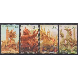 Buy this set of stamps of Thailand of the year 2009 (Nb 2610/2613).