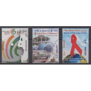 Acheter cette série de timbres du Bangladesh de l'année 2006 (No 781/783).