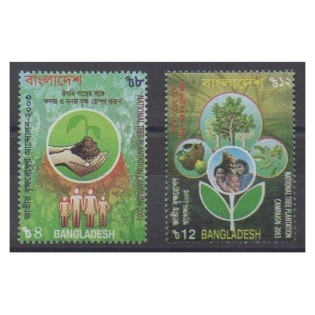 Bangladesh - 2003 - No 724/725 - Arbres