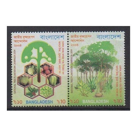 Bangladesh - 2004 - No 739/740 - Arbres